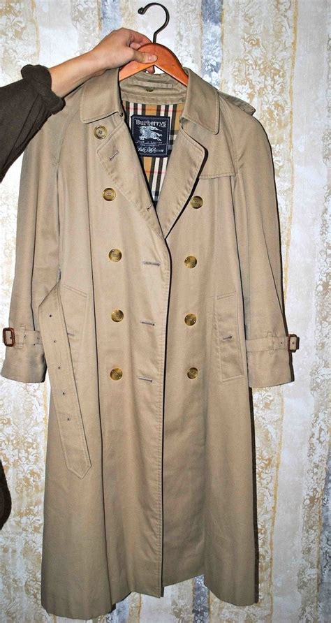 vintage burberry trench coat.